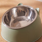 Pebble Steel Bowl - Sage - close up