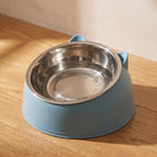 Pebble Steel Bowl - Dusty Blue - feature