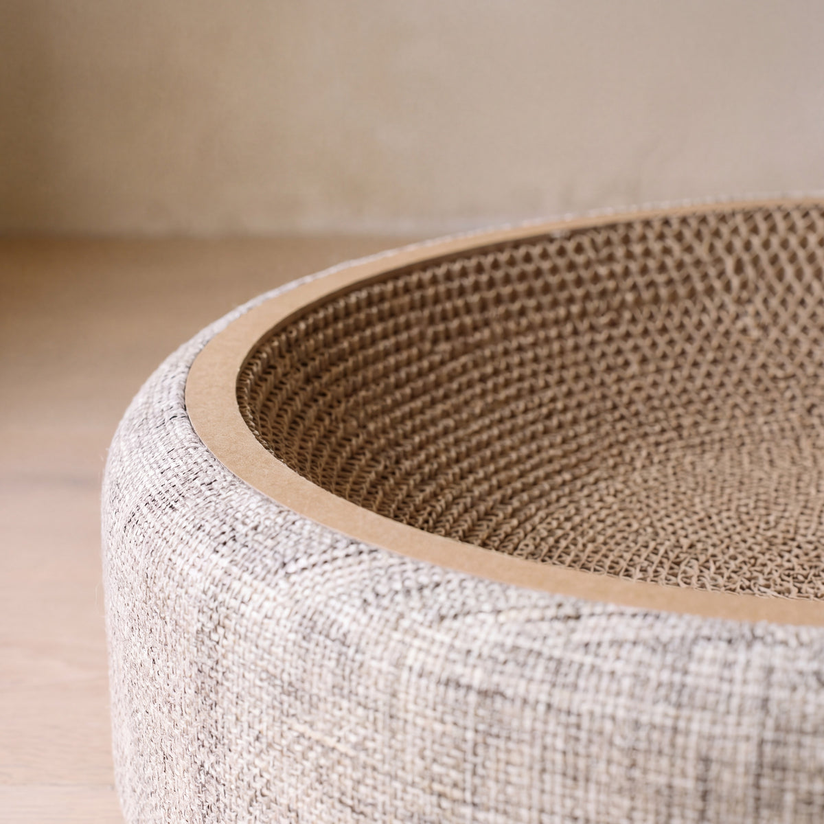 Woven Cat Nest Scratcher - close up