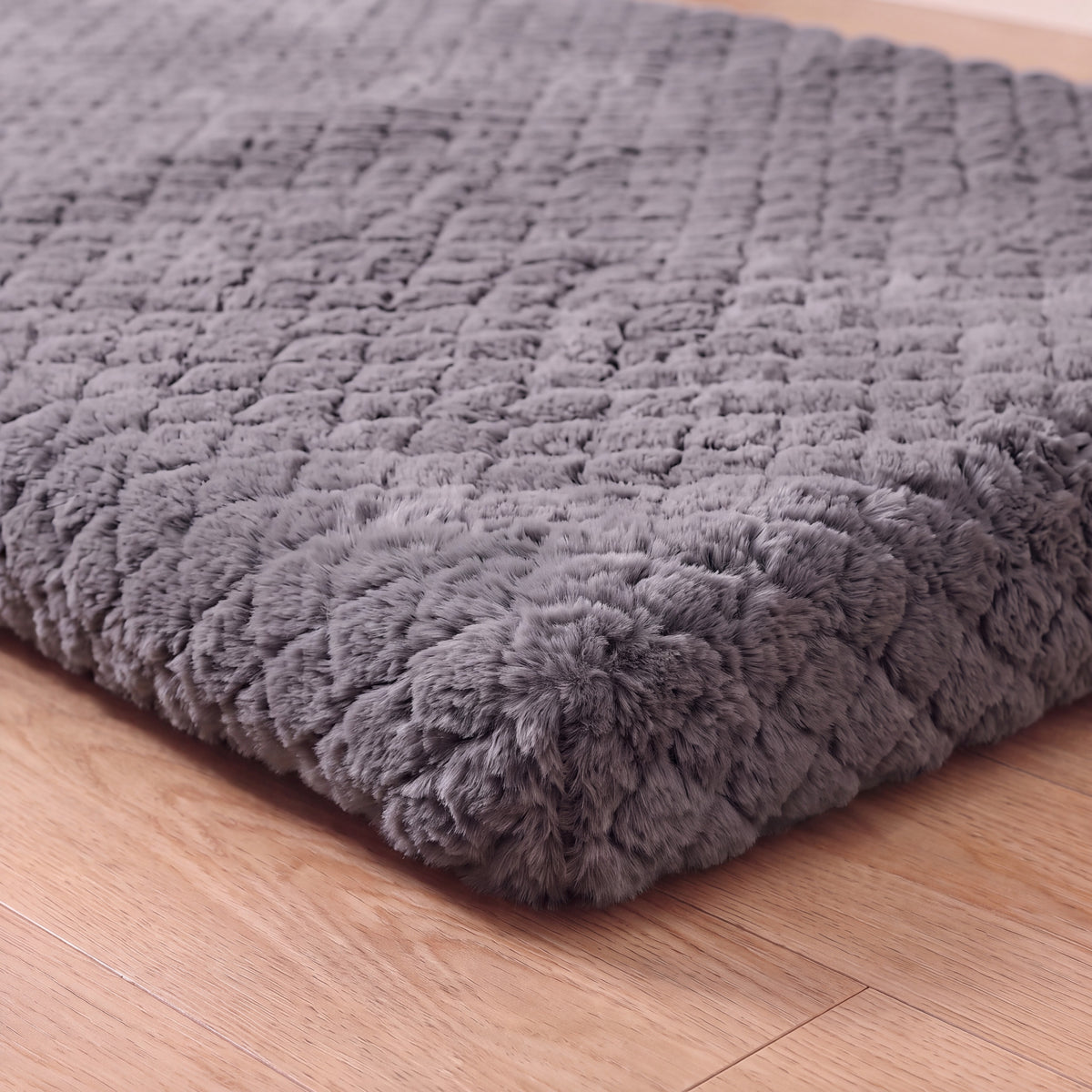 Settle Foam Bed - Charcoal - close up