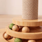 Spin Sisal Post - close up