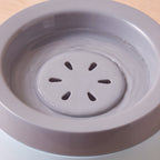 Still No-Spill Bowl - Mist Blue - close up