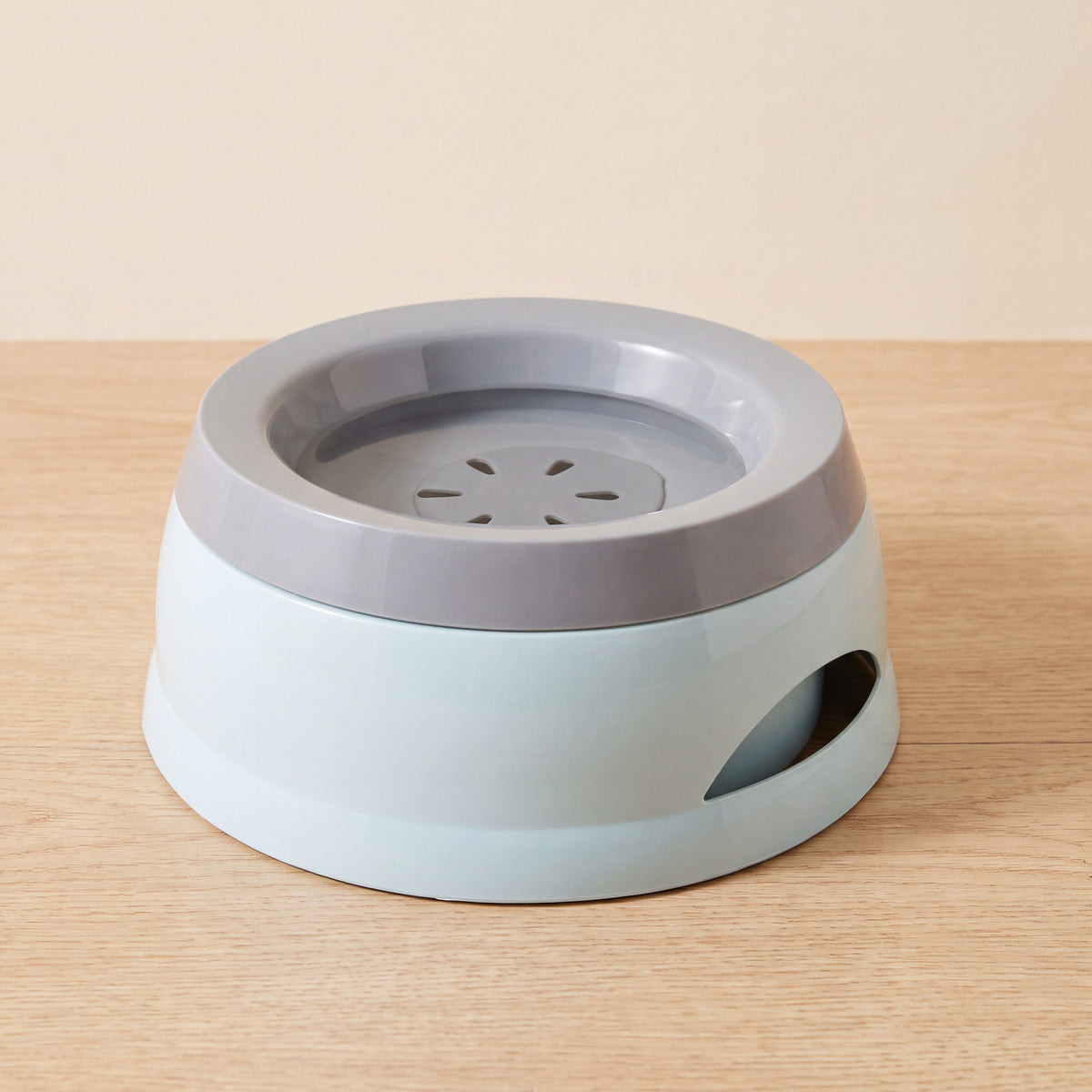 Still No-Spill Bowl - Mist Blue - hero
