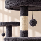 Summit Cat Tree - Dark Gray - close up