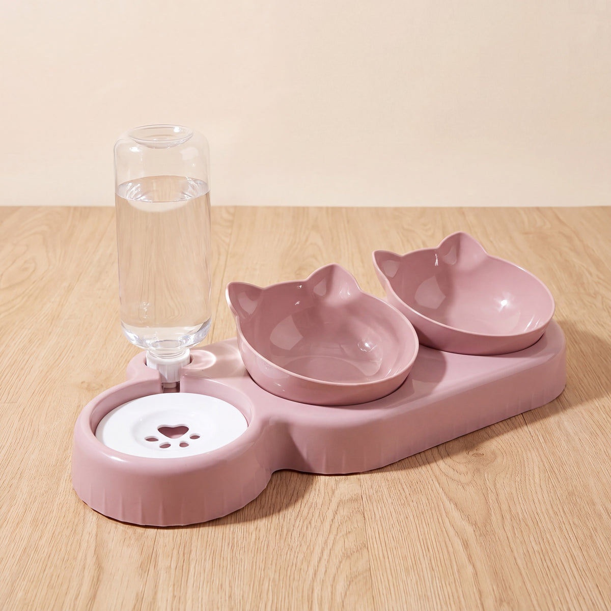 Twin Ear Feeding Station - Blush - hero