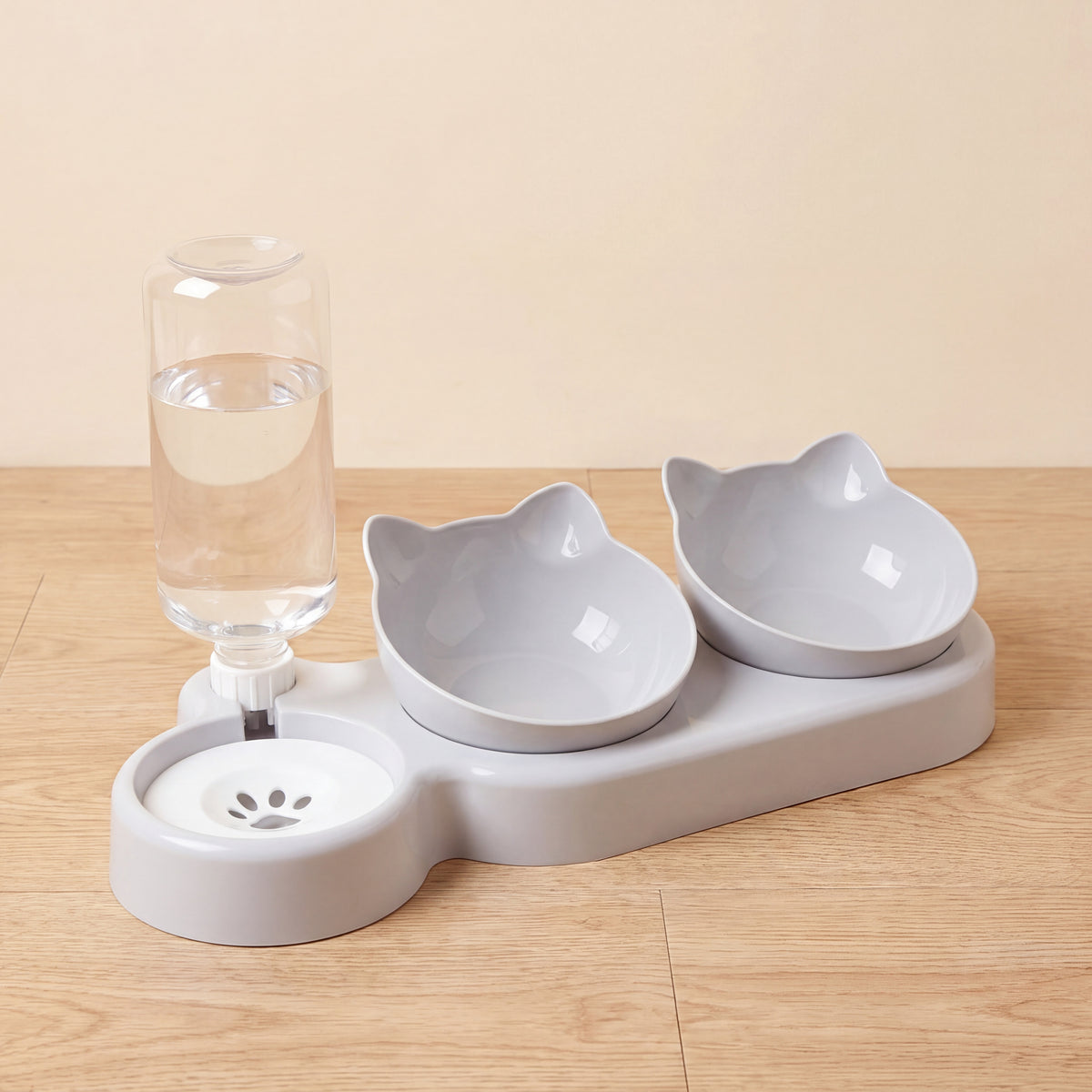 Twin Ear Feeding Station - Grey - hero