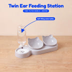 Twin Ear Feeding Station - infographic