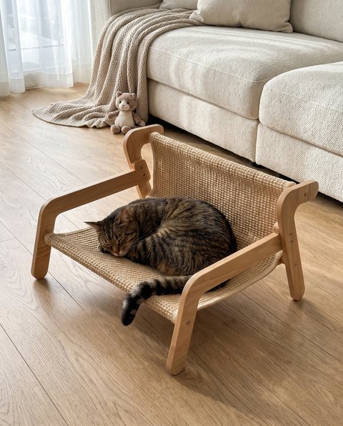 Loft Scratch Lounger, styled by Purli